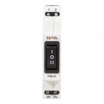Przełącznik instalacyjny I-0-II 230V PIM-03 ZAMEL