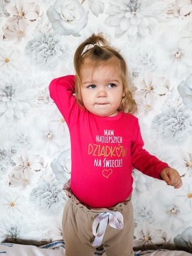 Боди с длинными рукавами I HAVE THE BEST GRANDPARENTS - 80-е