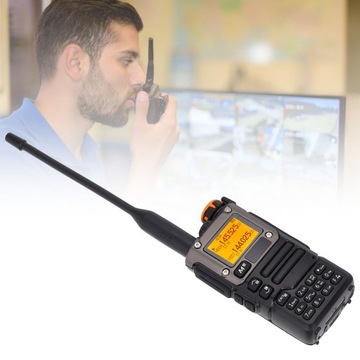 2-полосное радио UHF VHF AM FM 200 каналов 4 Вт 1600 мАч перезаряжаемый HC
