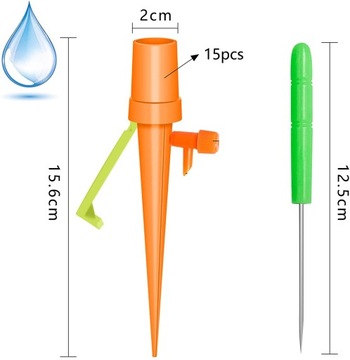 АВТОМАТИЧЕСКИЕ РАСТЕНИЯ ПОЛИВНЫЕ ШИПЫ ДЛЯ ГОРШЕЧНЫХ РАСТЕНИЙ 15 шт.