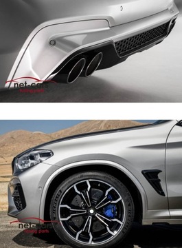 NÁRAZNÍK PŘEDNÍ ZADNÍ PRAHY BMW X3 G01 X3M M PACKET