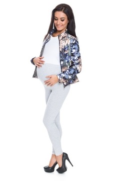 LEGGINSY CIĄŻOWE OCIEPLANE DAMSKIE Z PANELEM GETRY