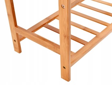 ПОЛКА ДЛЯ ОБУВИ ШКАФ ДЛЯ ОБУВИ БАМБУКОВЫЙ КНИЖНЫЙ ШКАФ С 4 ПОЛКАМИ ДЕРЕВЯННЫЙ ОРГАНАЙЗЕР