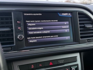 Seat Leon III Hatchback Facelifting 1.5 EcoTSI 130KM 2019 Seat Leon Faktura VAT 23 Gwarancja Tempomat ACC Swiatla LED 1.5, zdjęcie 25