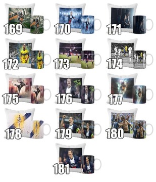 ZESTAW KUBEK I PODUSZKA SUPER PREZENT DLA FANA CHRISTIANO RONALDO GRAFIKI