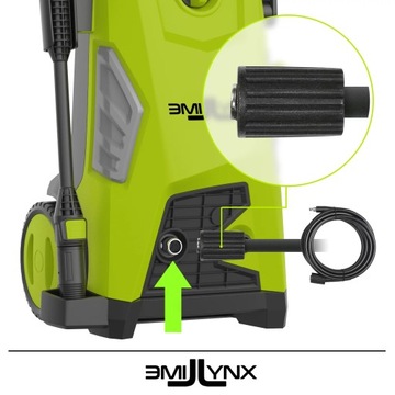 Мойка высокого давления Lime Lynx Velox 1507Q Мощность 1800 Вт Алюминиевый насос 145 БАР