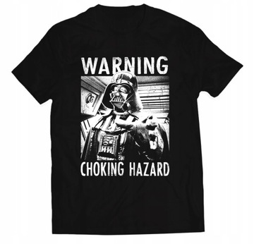 KOSZULKA VADER CHOKING HAZARD PARODIA 4XL