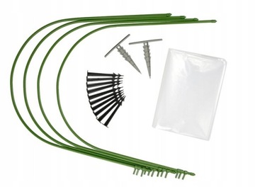 МИНИ-САД ТЕПЛИЧНАЯ ФОЛЬГА ТУННЕЛЬНАЯ ФОЛЬГА ДЛЯ ВЫРАЩИВАНИЯ РАСТЕНИЙ на грядке высотой 4 м