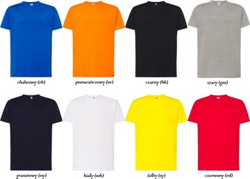 Koszulka męska krótki 100% bawełna 4XL 8 kolorów