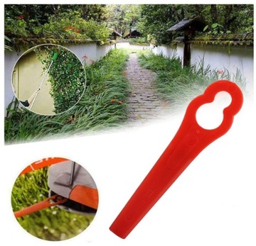 100X ТРИММЕРНЫЕ ЛЕЗВИЯ ДЛЯ ПЛАСТИКОВОЙ КОСИЛКИ НАБОР ЗАМЕННЫХ ЛЕЗВИЙ НОЖЕЙ