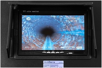 Эндоскопическая диагностическая инспекционная камера в футляре 12 светодиодов TFT 7 дюймов SD 30 м