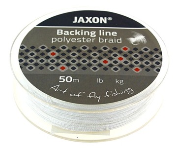 PODKŁAD Jaxon POD SZNUR MUCHOWY 50m 20lb BIAŁY