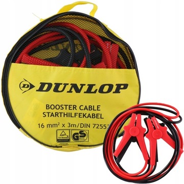 Kable rozruchowe przewody w etui DUNLOP 3m 16mm 220A