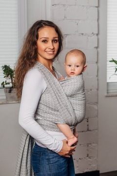 Chusta tkana LennyLamb - LittleLove Larvikit 5.2 m