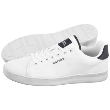 Buty Sneakersy Męskie Tommy Hilfiger Court Cupsole Pique White Białe