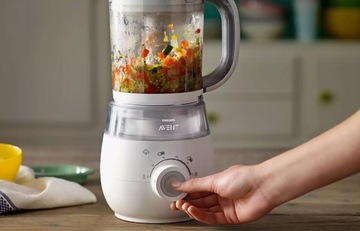 PHILIPS AVENT SCF883/01 Миксер-пароварка 4 в 1, 1000 мл