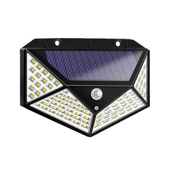 Zewnętrzna wodoodporna solarna lampa ścienna 100le