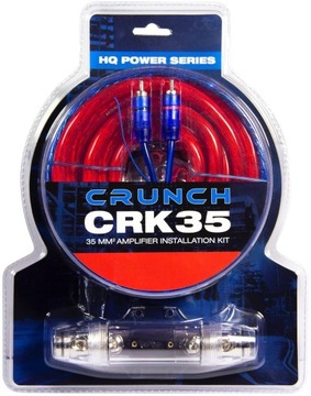 Crunch CRK35 - zestaw przewodów do montażu wzmacniacza 25mm2 okablowanie