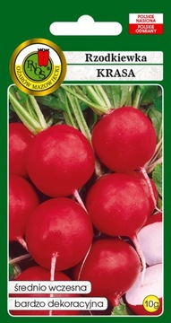 Rzodkiewka KRASA (średnio wczesna) - 10g - PNOS