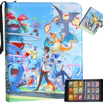 ALBUM NA KARTY POKEMON SEGREGATOR KLASER NA 900 KART TWARDA OPRAWA POKEMON