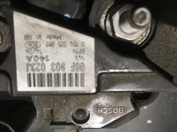 ALTERNÁTOR AUDI A4 B7 2.0TDI 06F903023J 140A