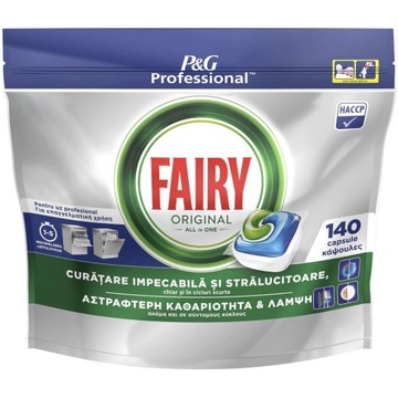 Fairy All In One Original kapsułki do zmywarki 140 szt