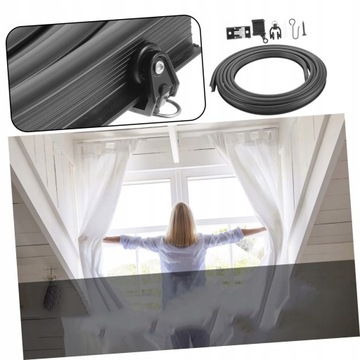 ПОТОЛОЧНЫЙ ШТОР, КРЕПЛЕНИЕ НА ПОТОЛОК, 5М