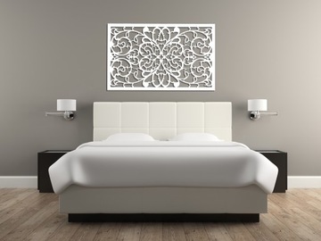 DEKORACJA NA ŚCIANĘ PANEL 3D AŻUROWY OZDOBA KWIAT