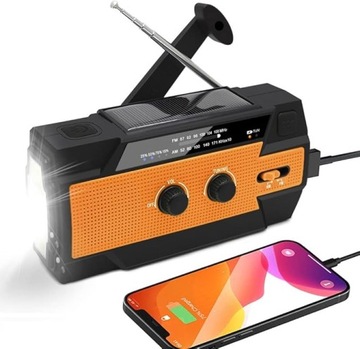 RADIO PRZENOŚNE Z LAMPA ,SOLARNE