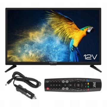 Telewizor samochodowy 24'' USB CI+ DVB-T2 230V 12V