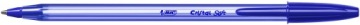 ШАРИКОВАЯ РУЧКА BIC CRISTAL SOFT СИНЯЯ ТОЛЩИНОЙ 1,2 ММ С КРЫШКОЙ ОФИС ШКОЛА