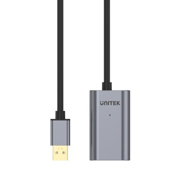 Przedłużacz USB Unitek Y-272 czarny 10 m