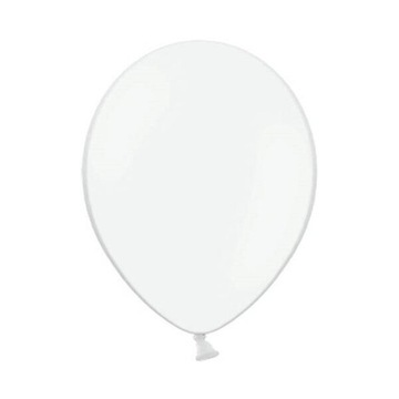 Balony matowe BELBAL 10 cali 100 szt. białe
