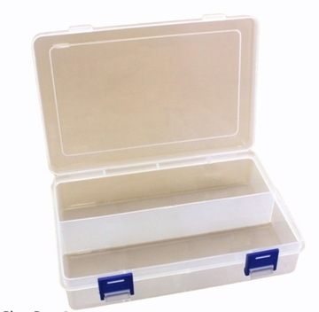Organizer - pudełko 2 przegródki 20x13.5x4.5cm