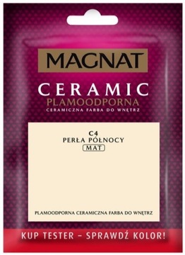 FARBA MAGNAT CERAMIC 0,03L C4 PERŁA PÓŁNOCY TESTER