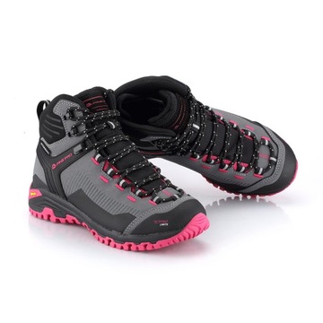 ALPINE PRO buty trekkingowe wodoodporne wysokie Emlembe różowy r.41