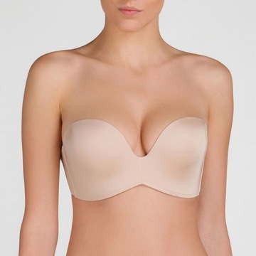 Biustonosz Wonderbra Strapless bez ramiączek beż 90F / 40E (UK)