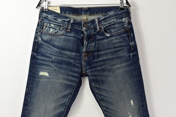 ABERCROMBIE FITCH NY JEANS RURKI SPODNIE MĘSKIE slim carrot W32 L32