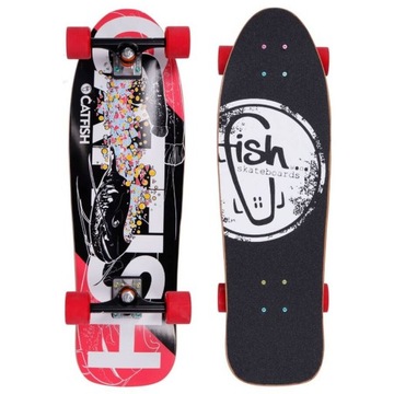 DESKOROLKA Kompletna CRUISER miejska Fish Skateboards Catfish 8,5
