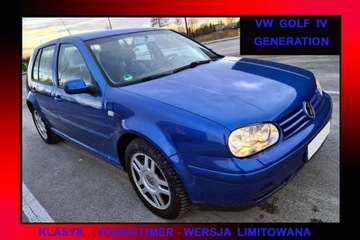 Volkswagen Golf IV 1999 VW GOLF IV 1.6 GENERATION KLASYK YOUNTIMER LIMITED