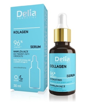 Serum NAWIŻAJĄCE do twarzy KOLAGEN Hialuron DELIA