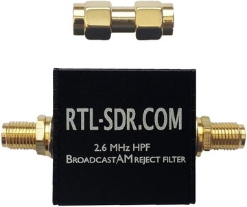 Filtr broadcasting AM 2.6MHz HPF do odbiorników SDR skanerów tłumik sygnału