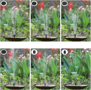 СОЛНЕЧНЫЙ ФОНТАН ДЛЯ ПРУДА 400л/ч С АККУМУЛЯТОРОМ 5ВТ