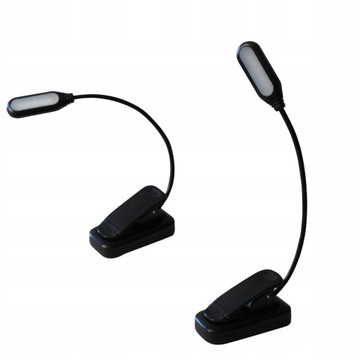 LAMPKA LED DO CZYTANIA latarka z klipsem