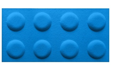 PANELE ŚCIENNE KLOCKI 60X30 CM ZAGŁÓWEK FILCOWE
