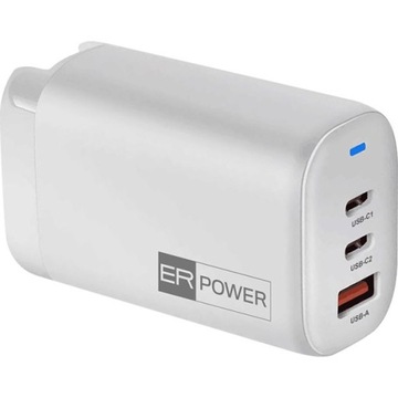 Настенное зарядное устройство ER 65W USB-C USB-A QC PD