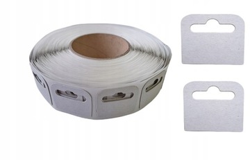 50ммx50мм ЕВРОВЕШАЛКИ ВЕШАЛКА ДЛЯ БУМАГИ ECO БЕЛАЯ 1000 зл.