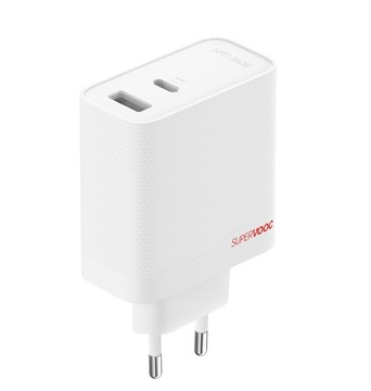 Настенное зарядное устройство OnePlus мощностью 80 Вт с двумя портами