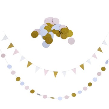 Trójkąt Okrągły Baner 100 Okrągły Home Party