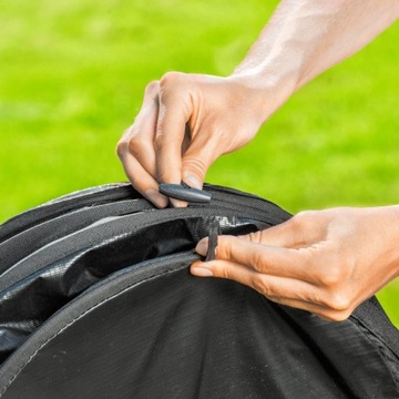 Корзина садовая 56л, складная, сплошная, трава CELLFAST